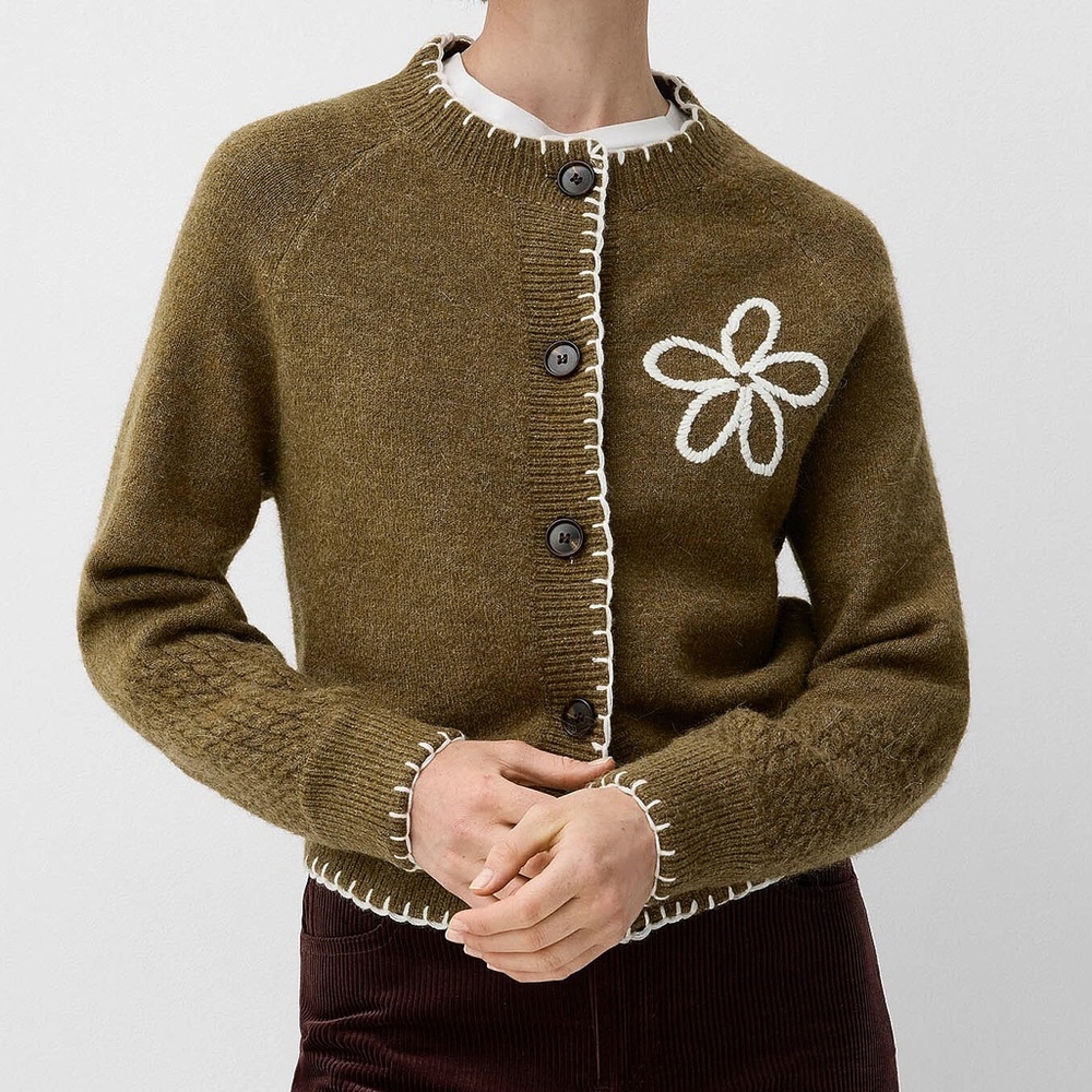 FRNCH • Bergamote Knit Cardigan Sweater - Picture 5 of 6